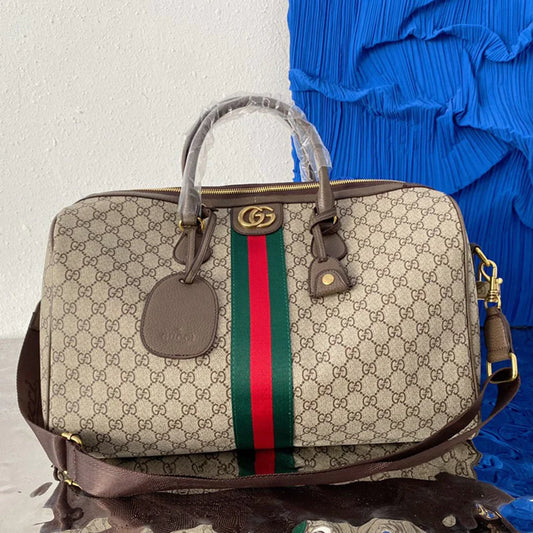 New trendy brand genuine leather men's large capacity handbag travel bag 10240223TJ21