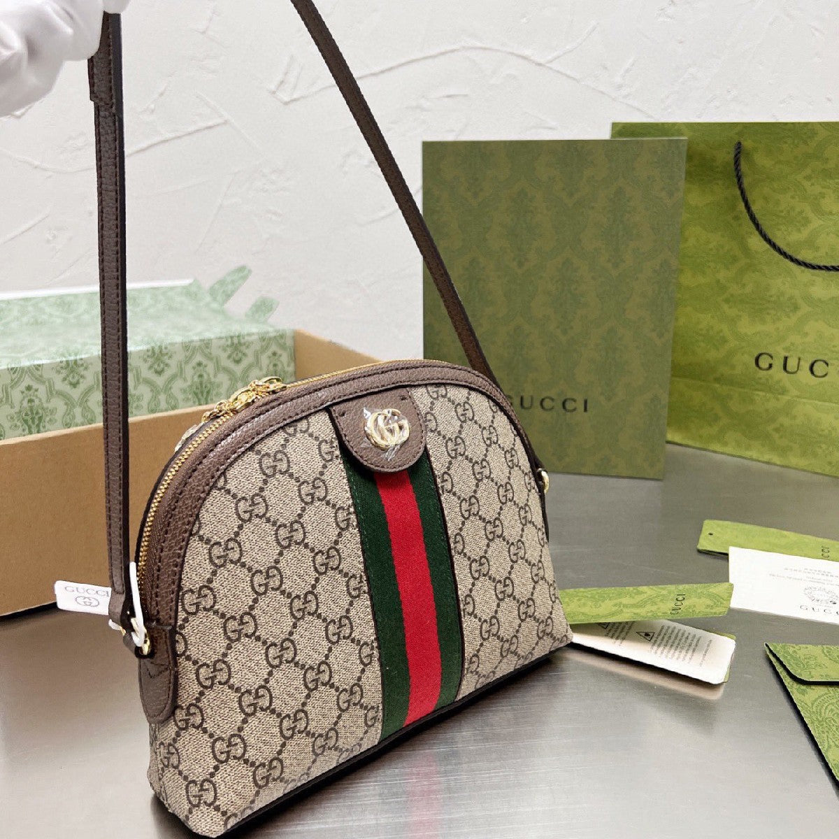 Ophidia Small Shoulder Bag