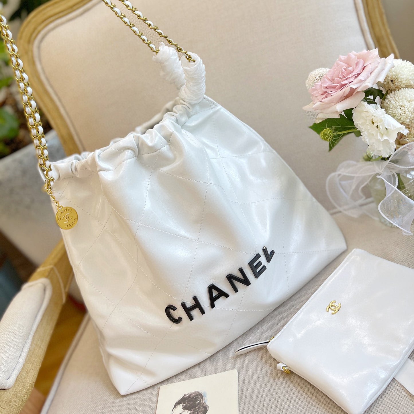 Spring and summer new wax leather shopping bag XC07062008