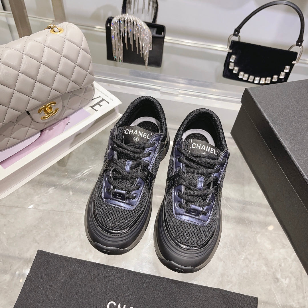 Plaid Wool Stitching Casual Sneakers XC0823081402