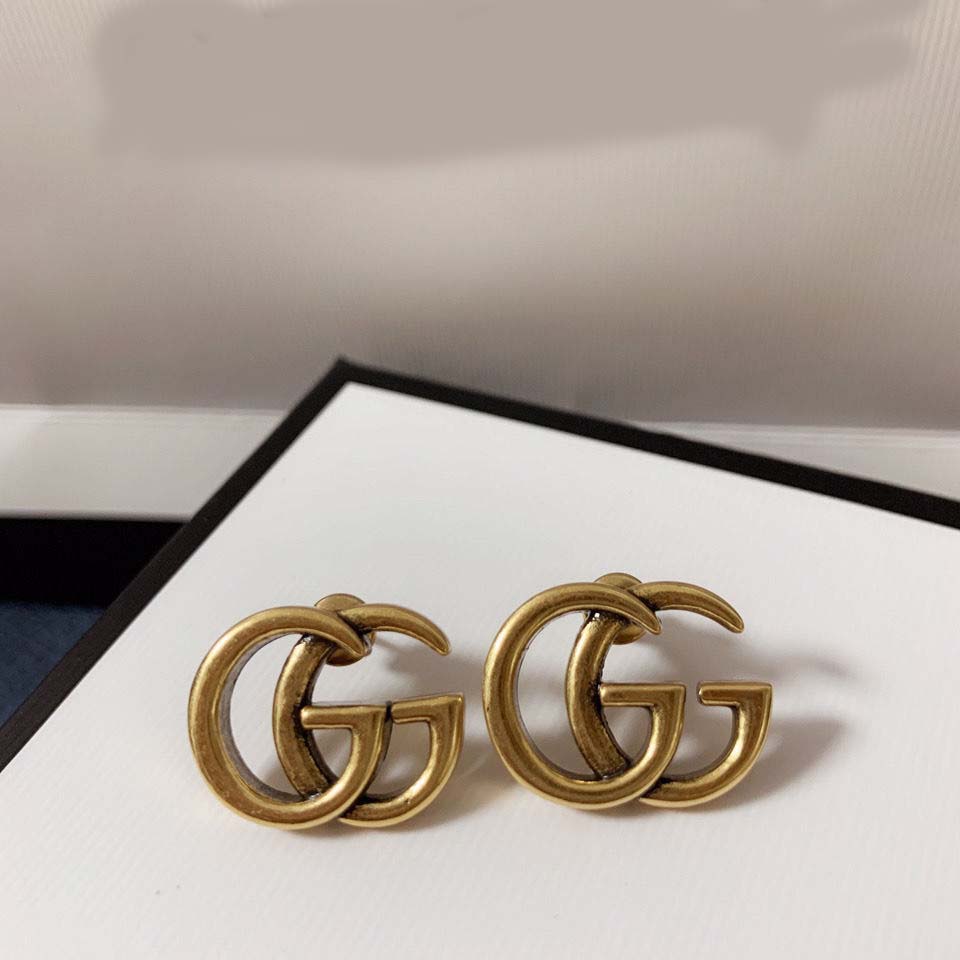 Retro Classic Double G Stud Earrings