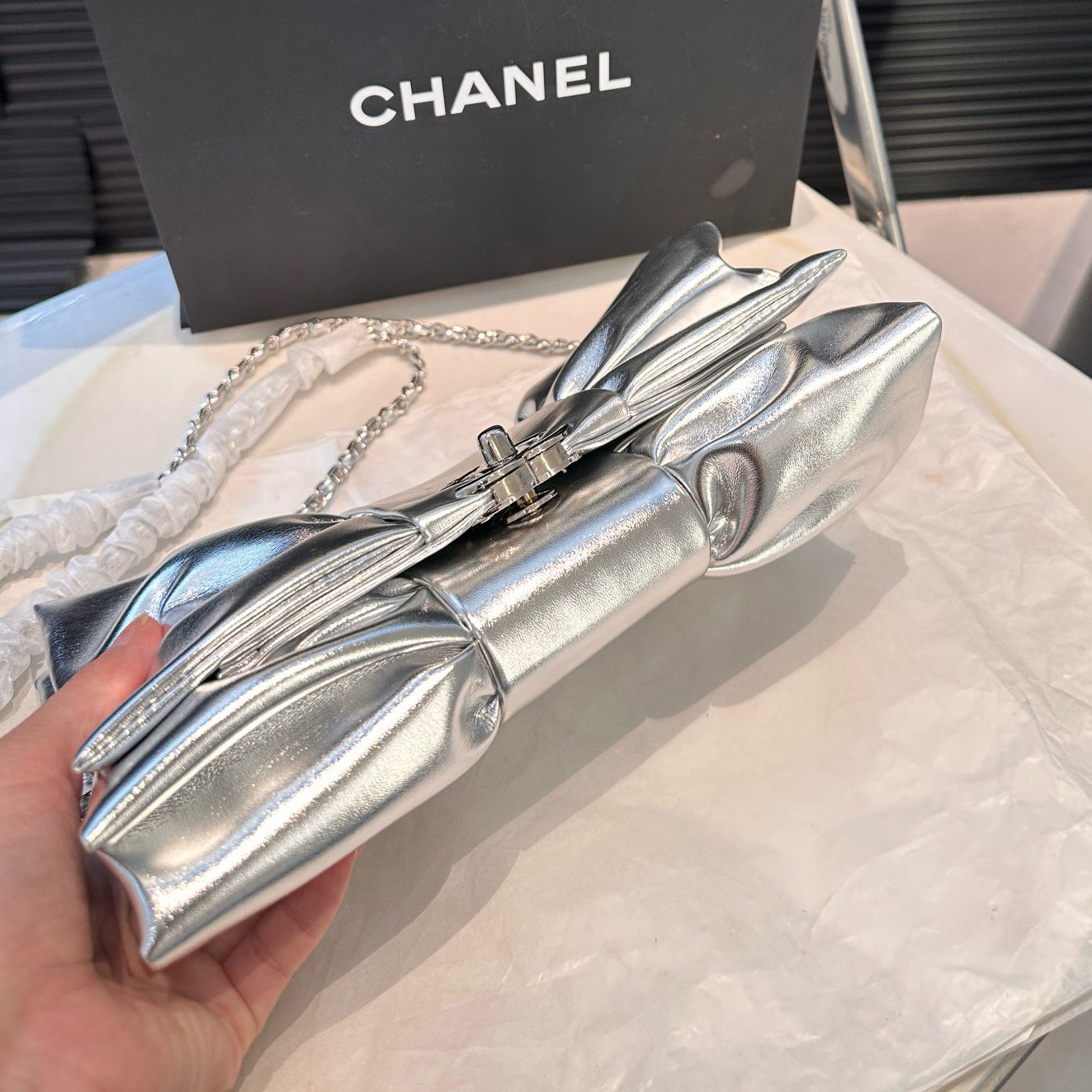 CNL Bow evening bag 1824091317