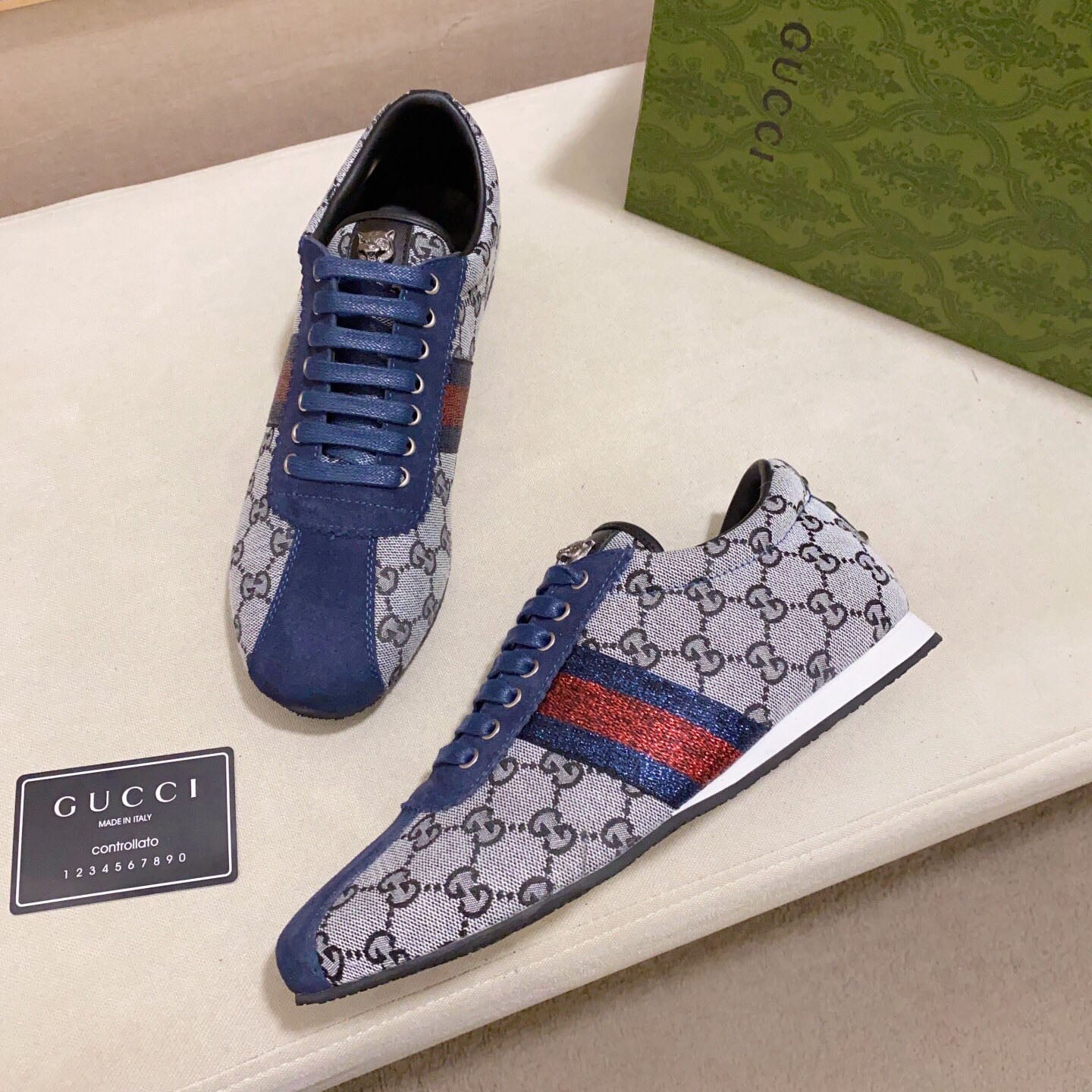 Classic letter presbyopia fashion casual sneakers 1824080302