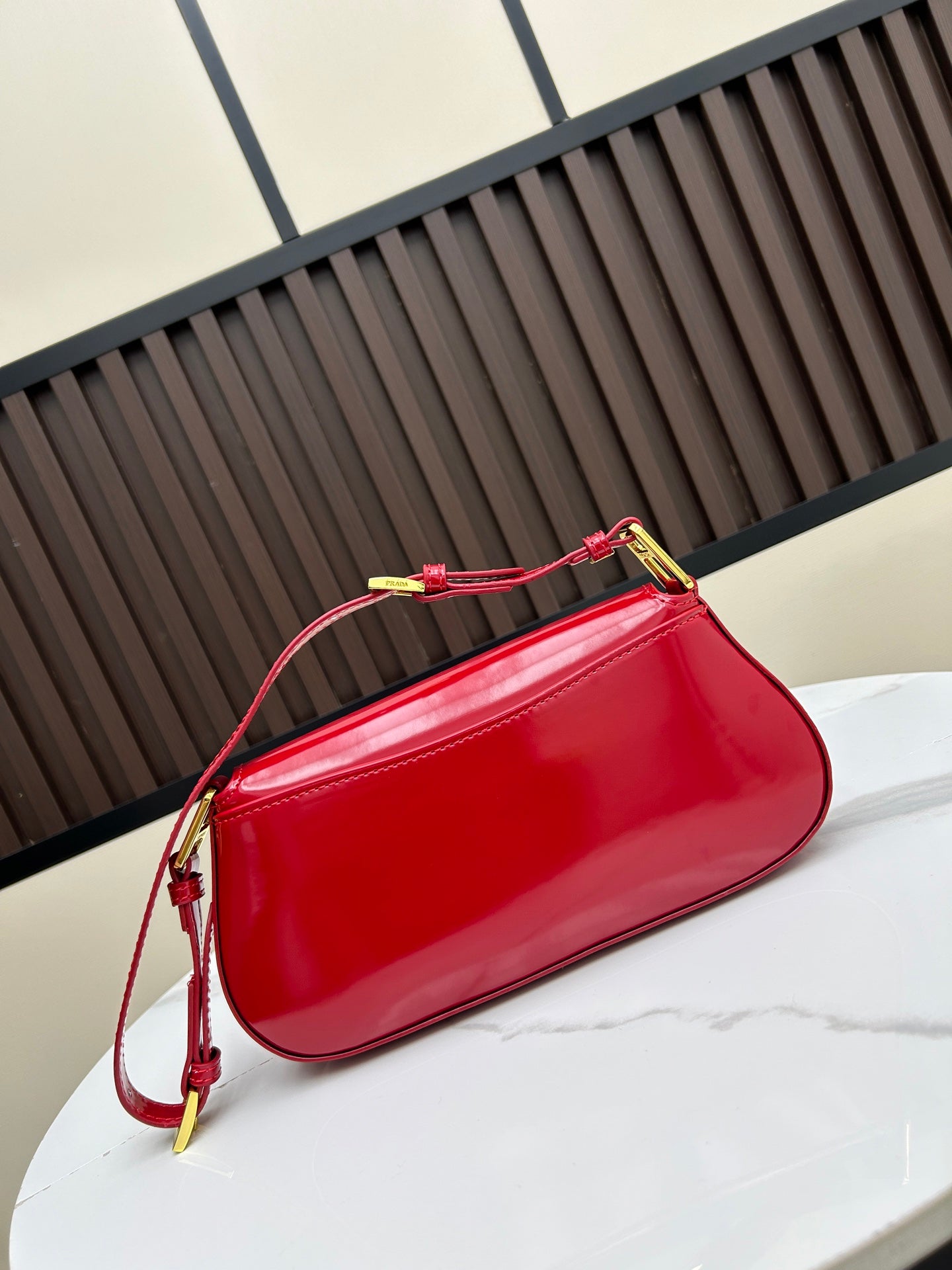 PR Leather Underarm Bag 1825070304