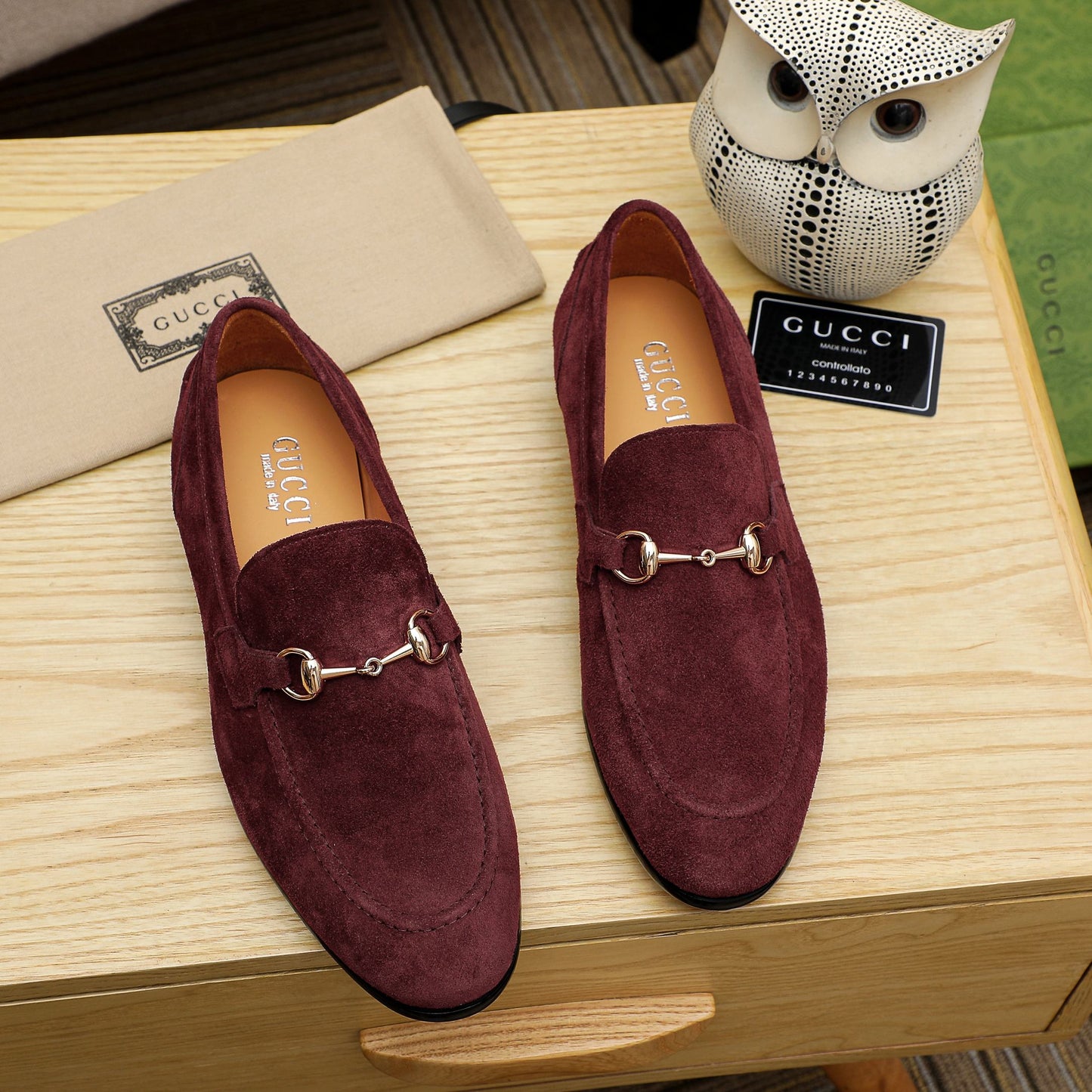GG Horsebit suede loafers 1825070202