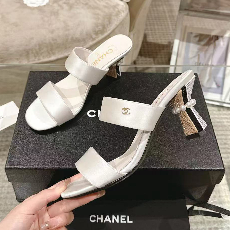 CNL Mary Jane exquisite pearl hot diamond combination high heels 1824061802