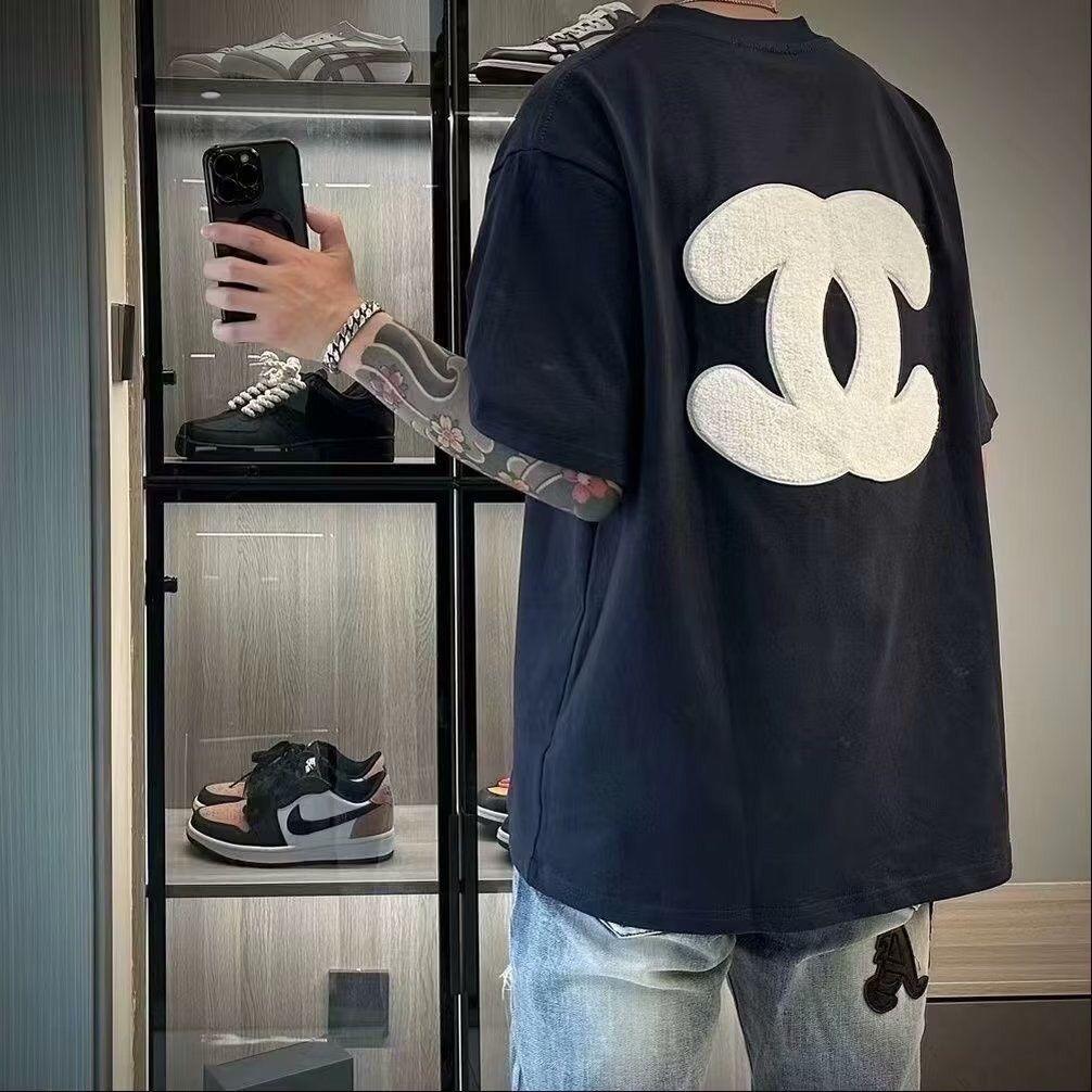 Couple's Towel Embroidered Versatile Half-Sleeve 1024032908