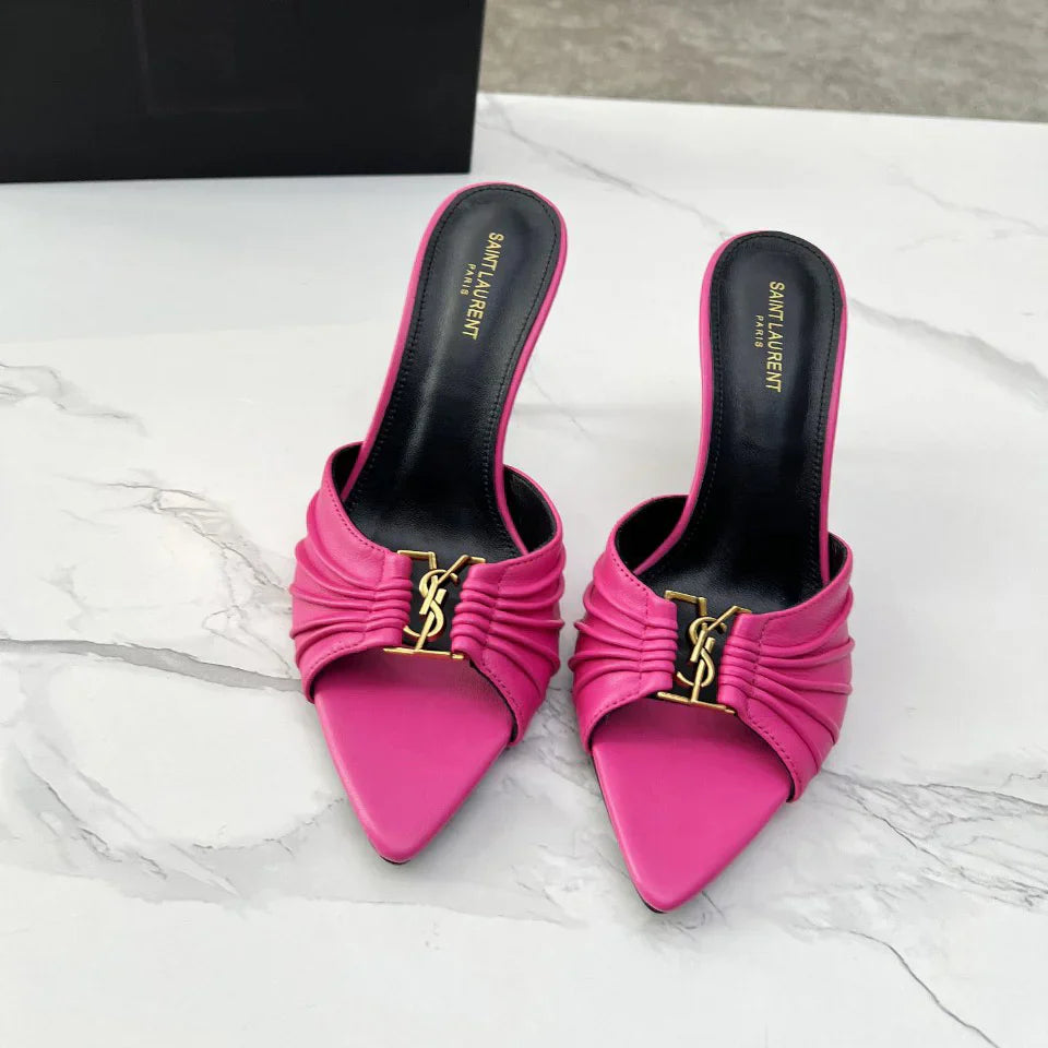 New fashion 9cm high heel sandal slippers 1025031909