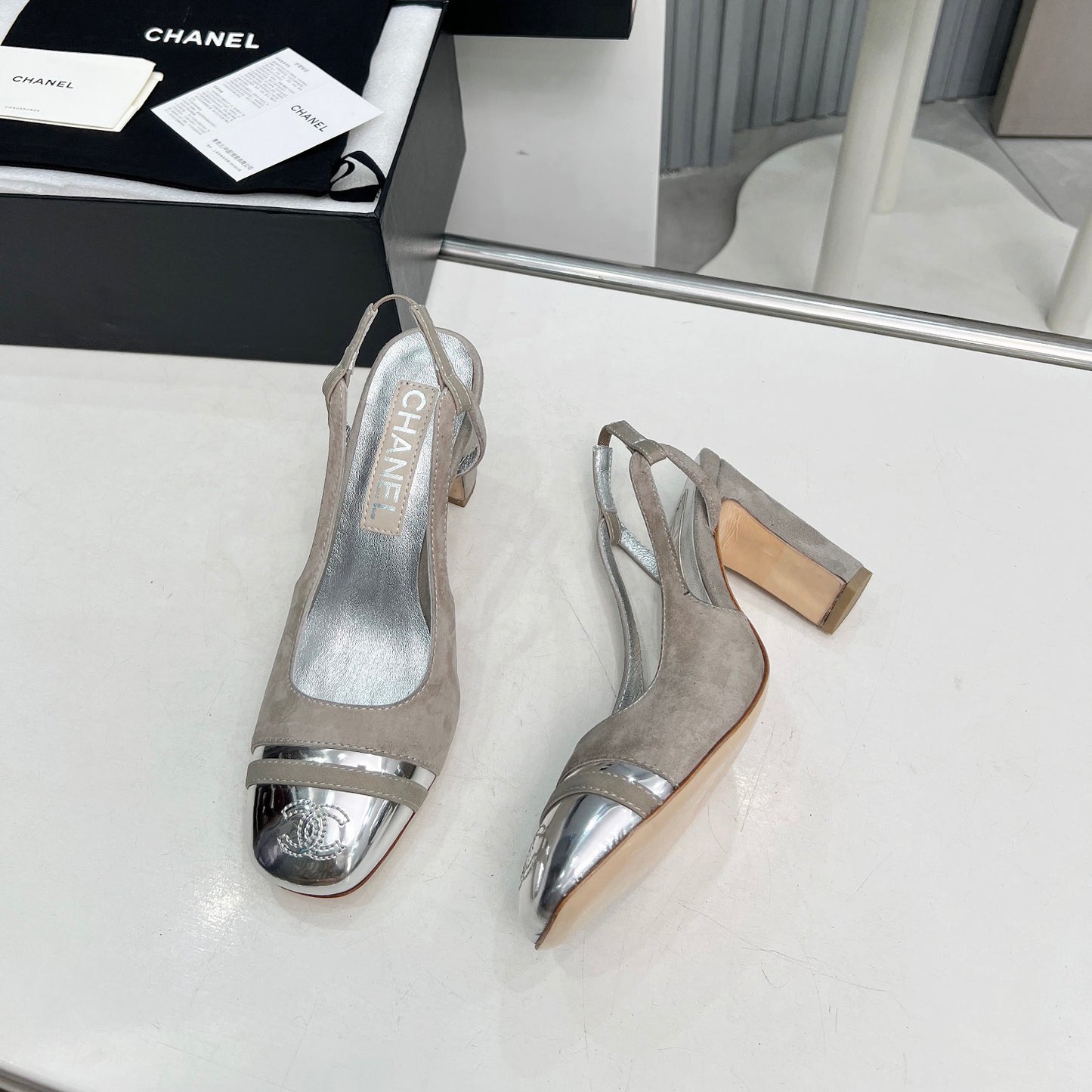 New High Heels Mary Jane Square Toe Sandals  1024031804