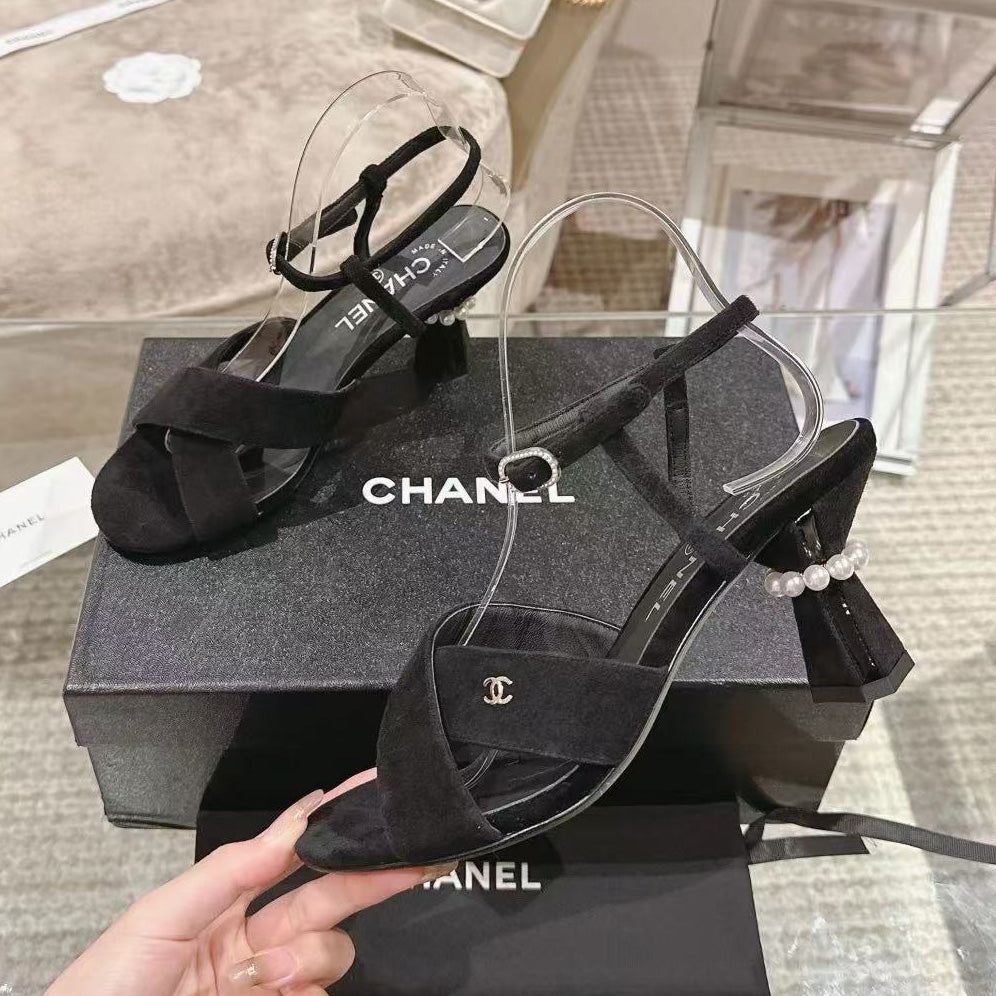 CNL Mary Jane exquisite pearl hot diamond combination high heels 1824061801