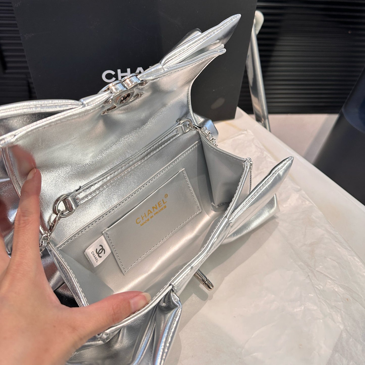 CNL Bow evening bag 1824091317