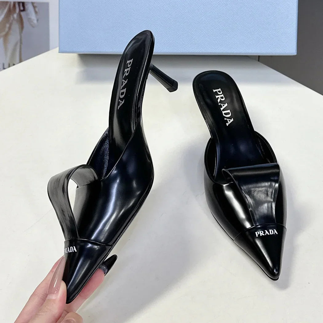 New stunning pointy toe 5.5cm sandal slippers 1025040216