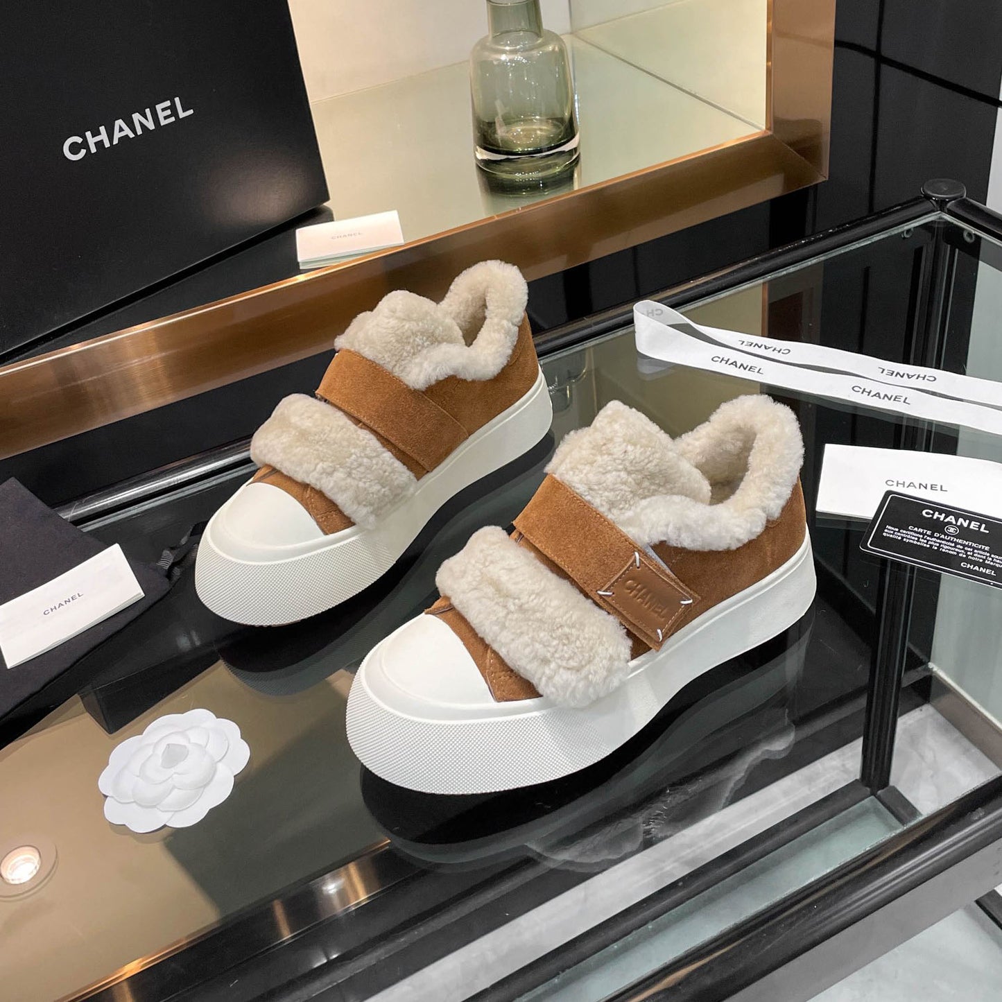 CH 24 new autumn and winter wool sneakers XC24092323