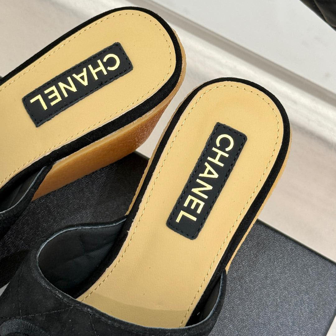 CH Chunky heel platform slippers 1825010703