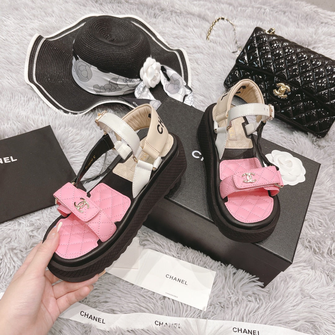 Color Collection platform sandals XC0823072619