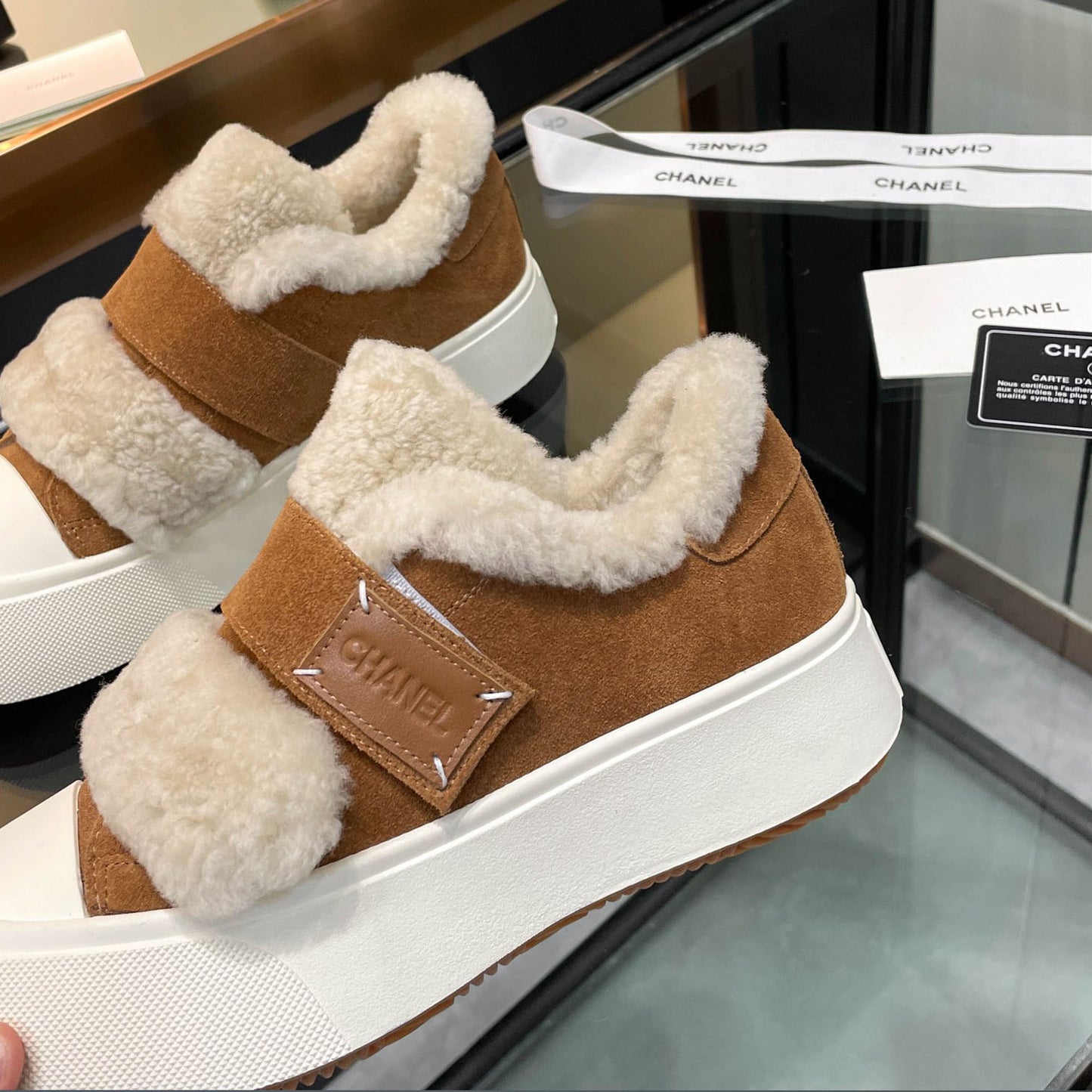 CH 24 new autumn and winter wool sneakers XC24092323