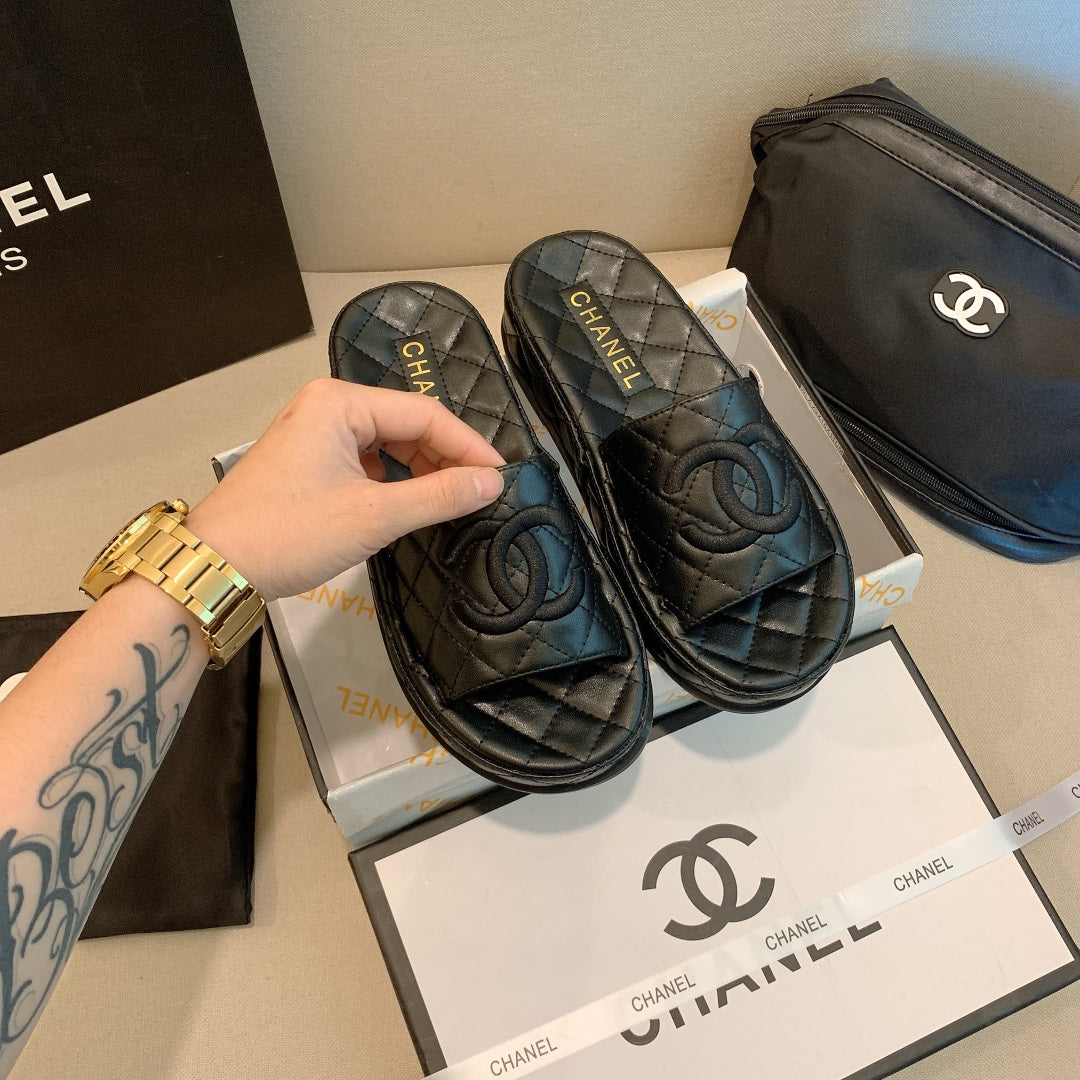 Trendy platform slippers XC0123072823