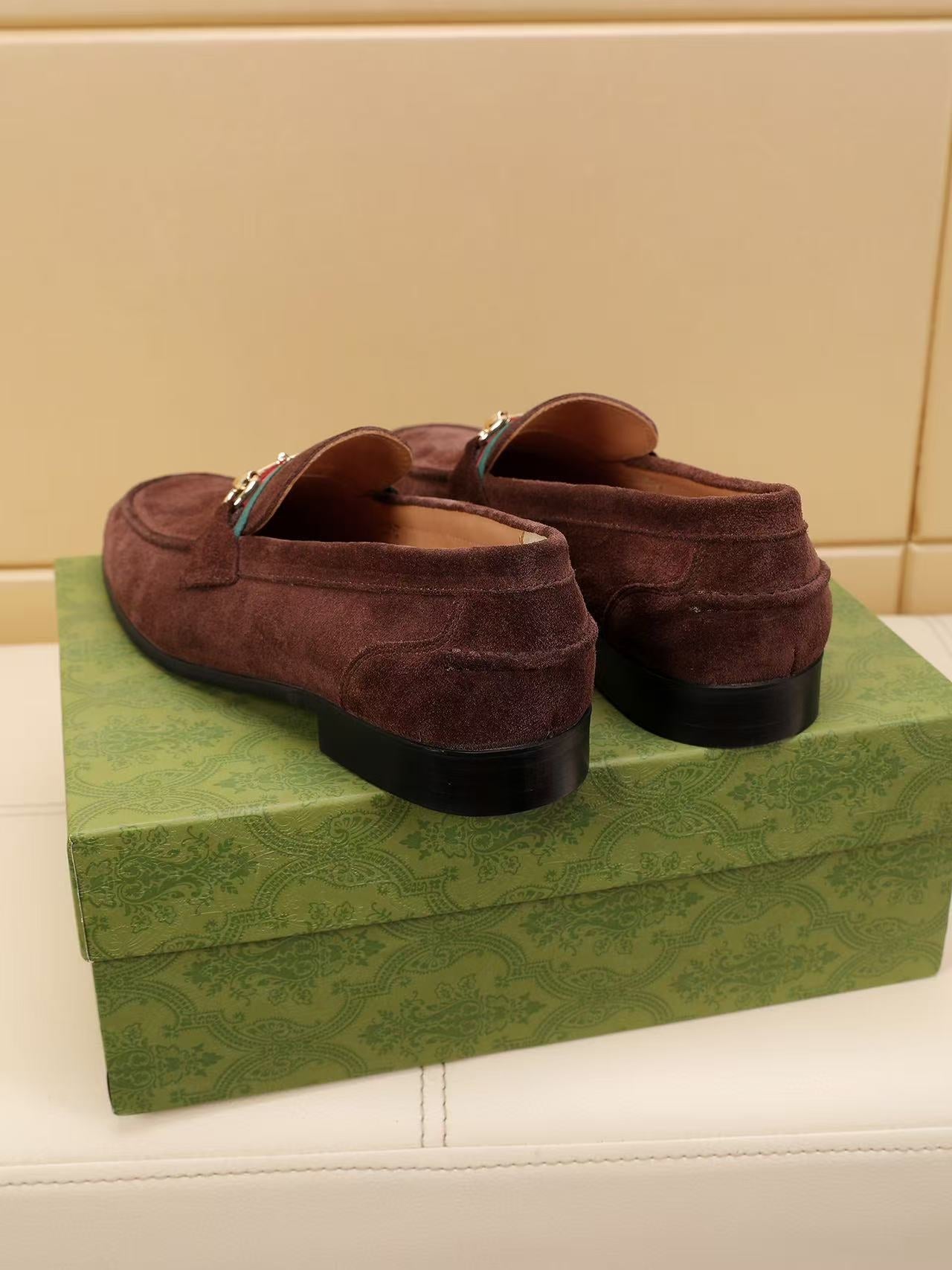 GG Horsebit suede loafers 1825070203