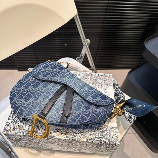DIO Classic Denim Saddle Bag XC24092436