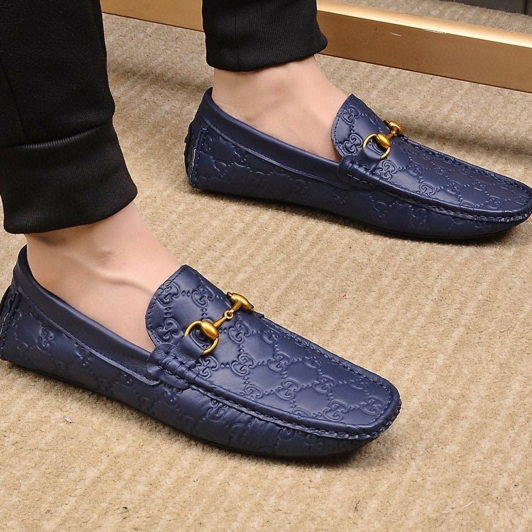 Men's embossed loafers 1824053102