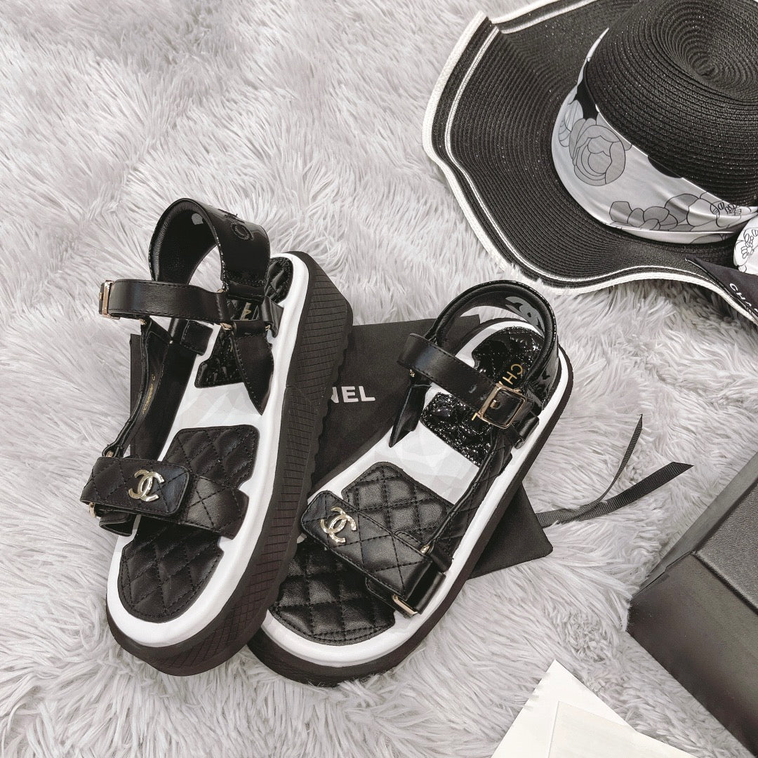 Color Collection platform sandals XC0823072615