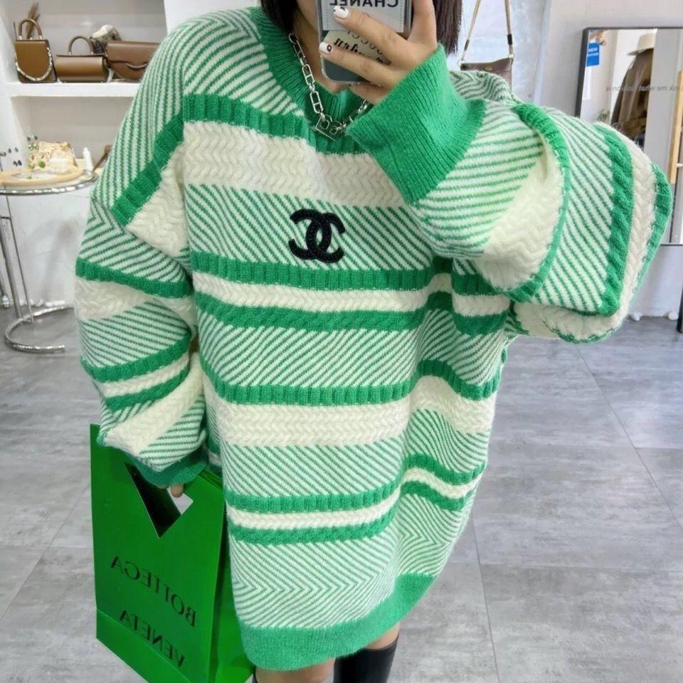 Loose pullover lazy style knitted sweater 0823120702