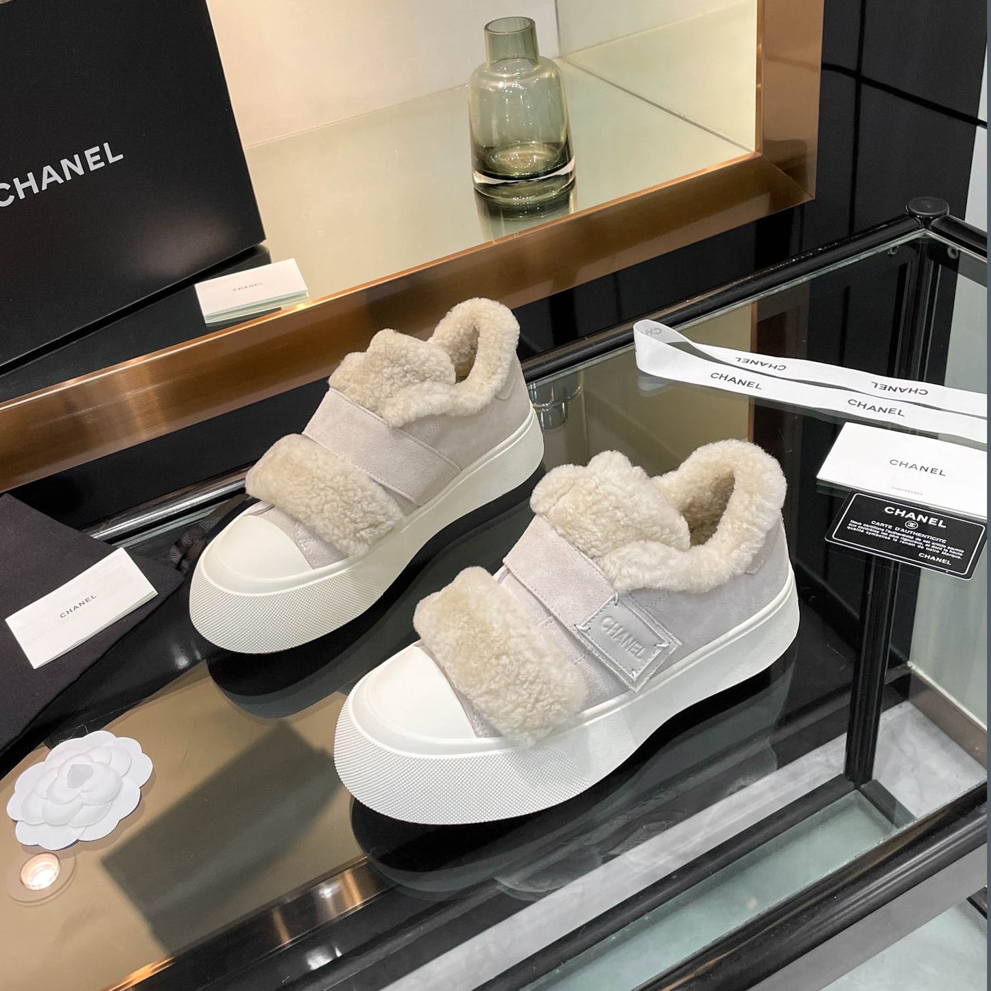 CH 24 new autumn and winter wool sneakers XC24092323