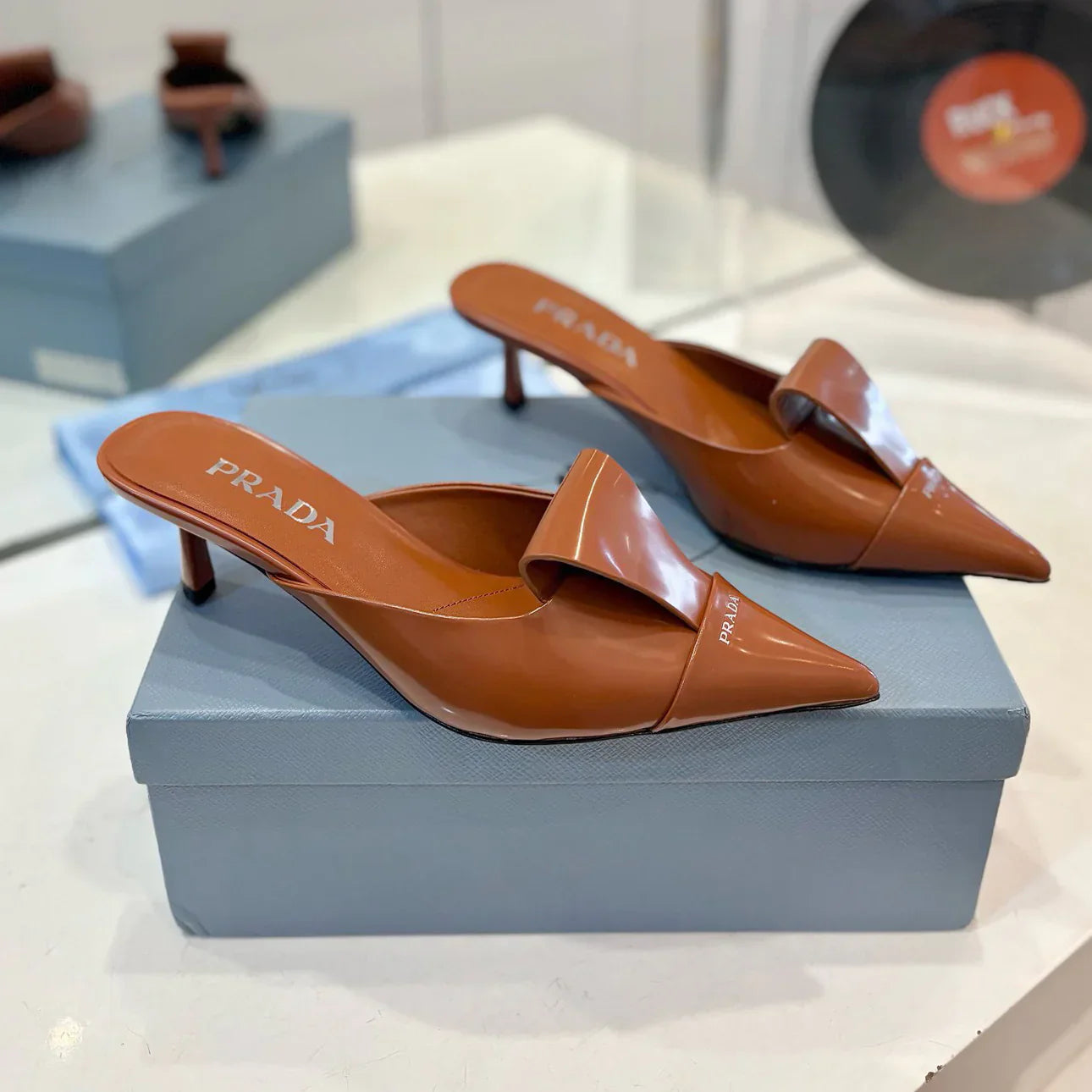 New stunning pointy toe 5.5cm sandal slippers 1025040216