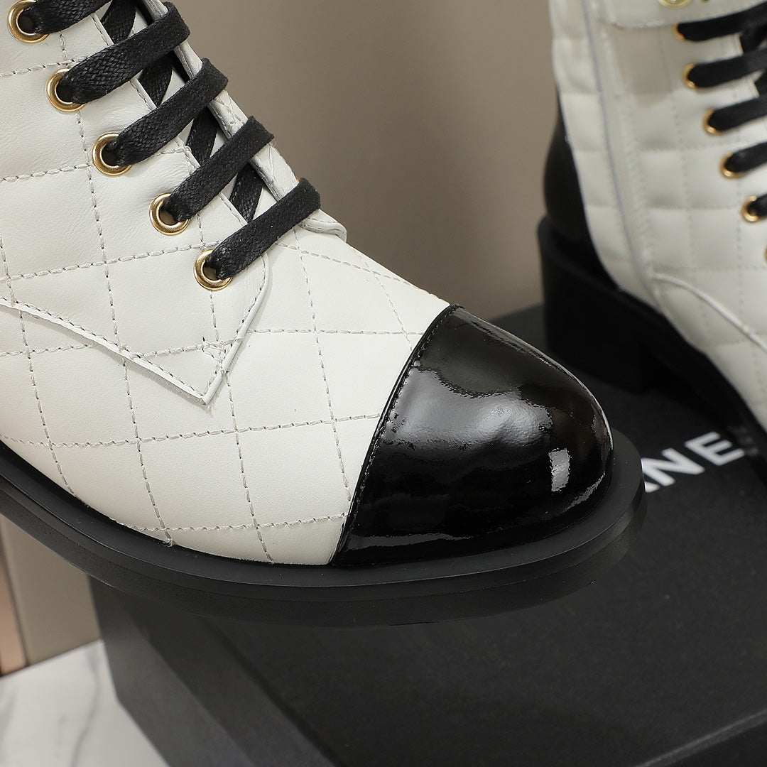 CNL fashion diamond leather short boots Martin boots 0724101706