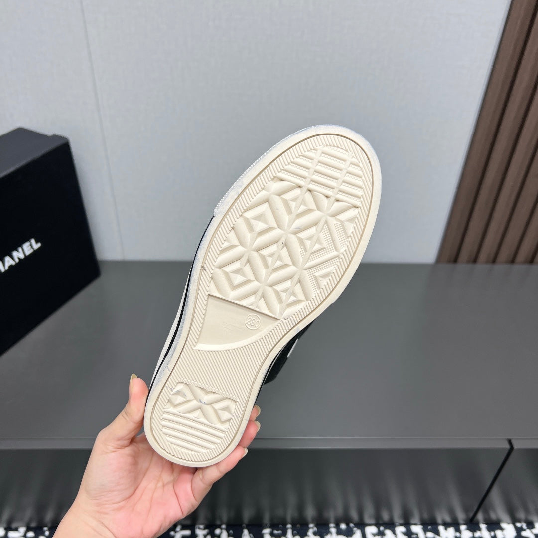 CNL2024vs autumn and winter new thick-soled canvas long boots 0724091201