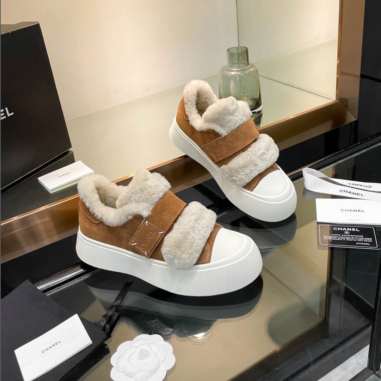 CH 24 new autumn and winter wool sneakers XC24092323