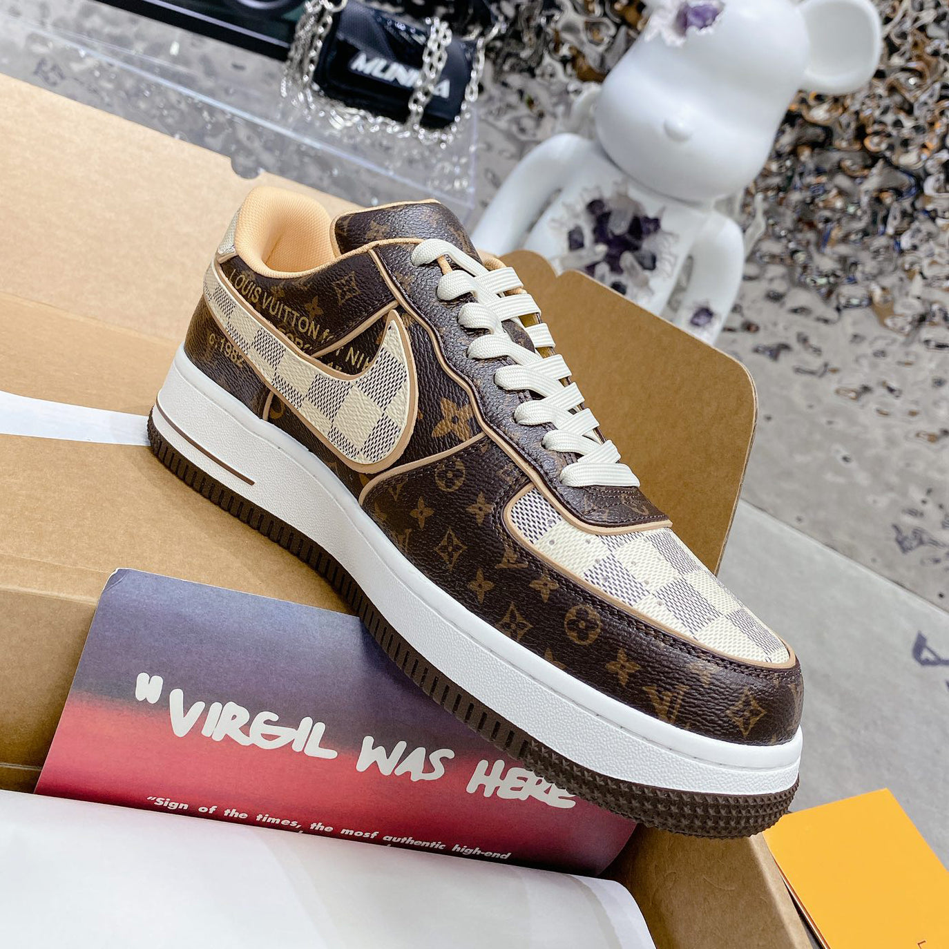 Brown V& Jointly Signed Sneakers