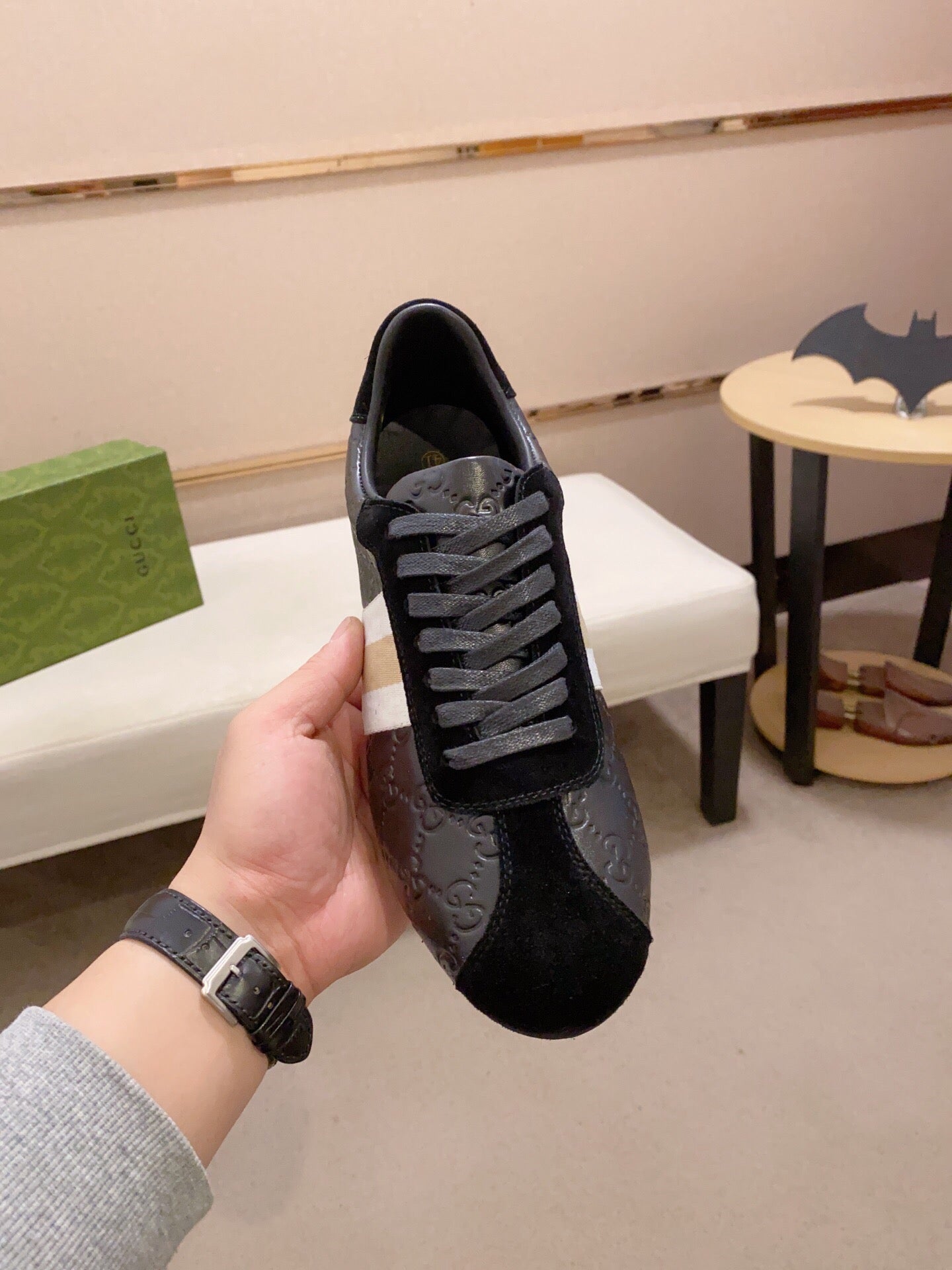 Classic letter presbyopia fashion casual sneakers PD1623071901