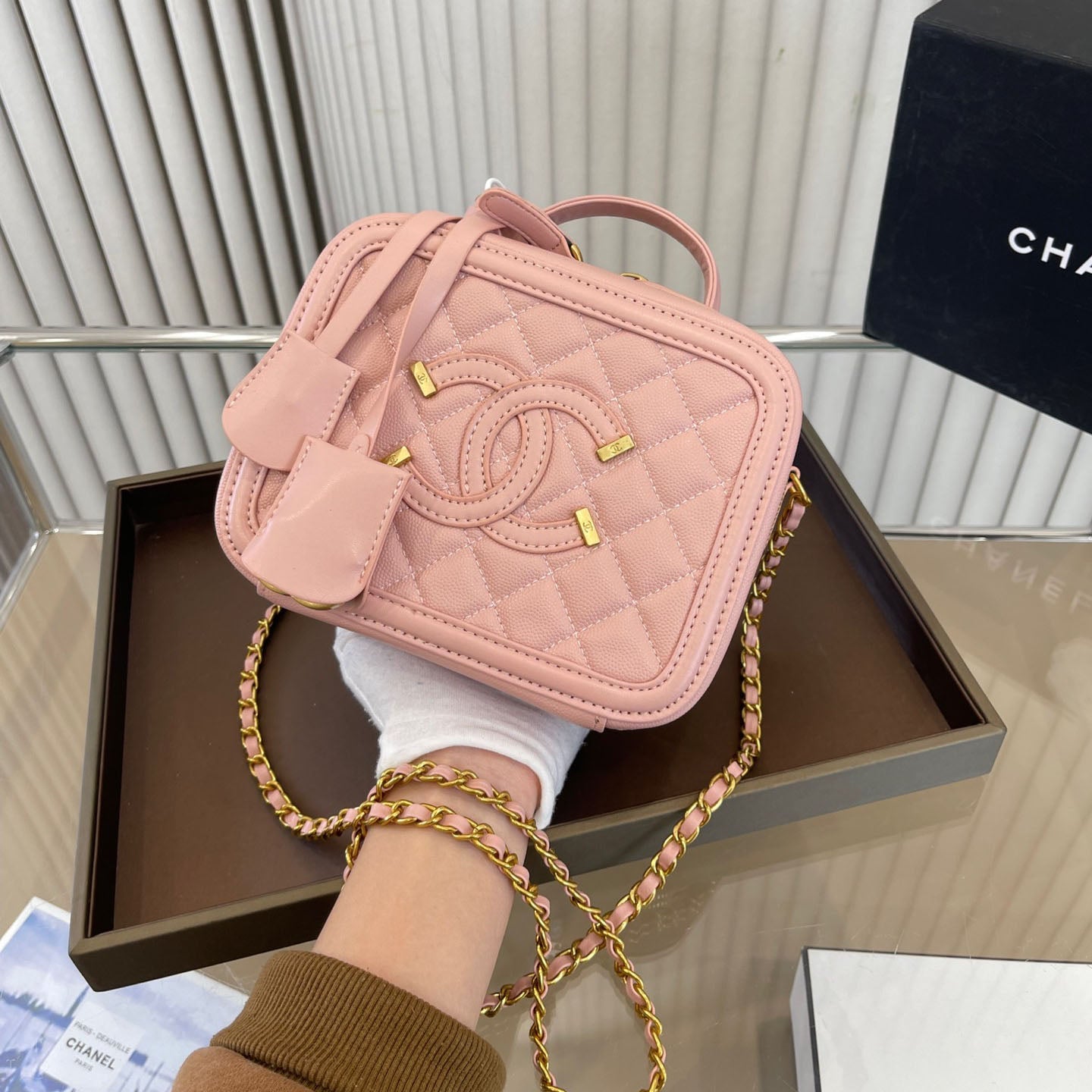 Five-color Small and Cute Cosmetic Bag WLFBG23021724