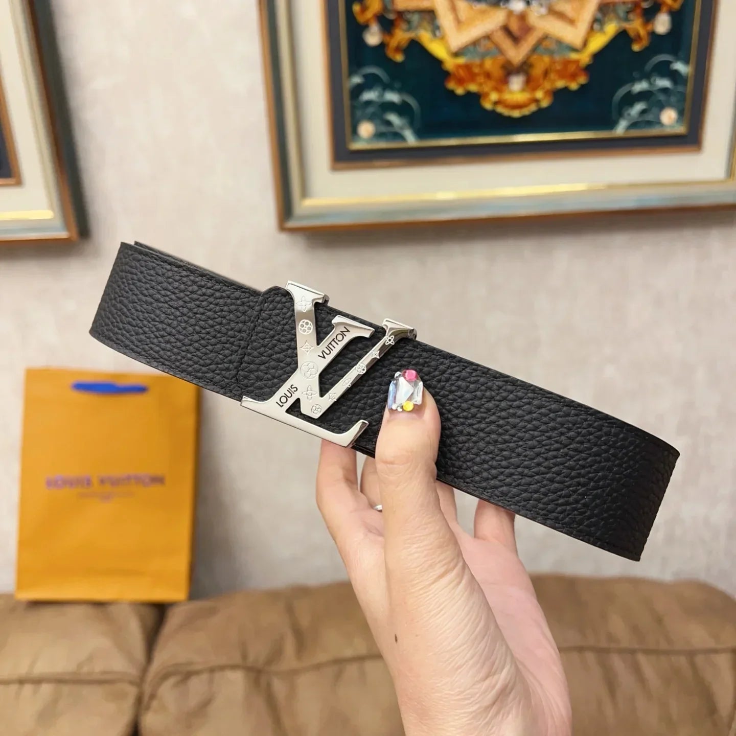 3.8CM new belt with body head layer belt 1025031021