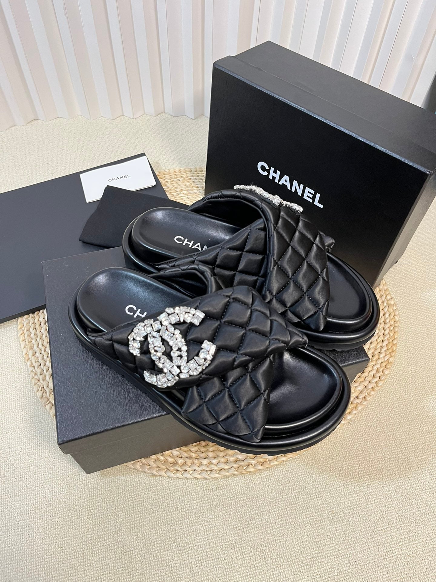 CNL thick-soled Velcro women's slippers 0724042704