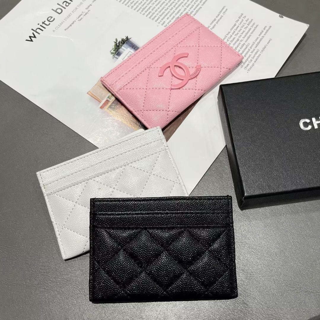 Pink Leather C Logo Women's fashion Cards holder bags PD05202413102