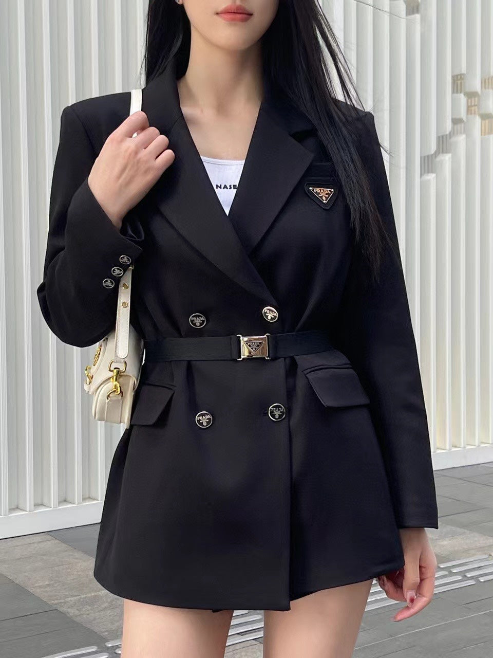 PR Double-breasted blazer  1824091811