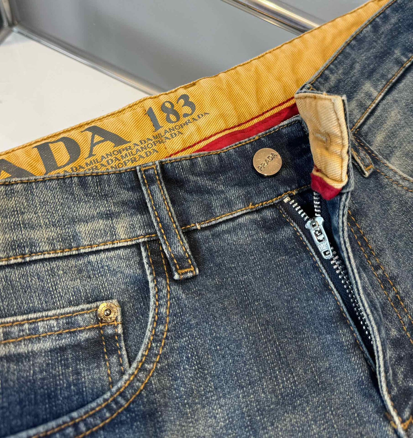 PR Embossed Letters Straight Leg Skinny Jeans 1824091007