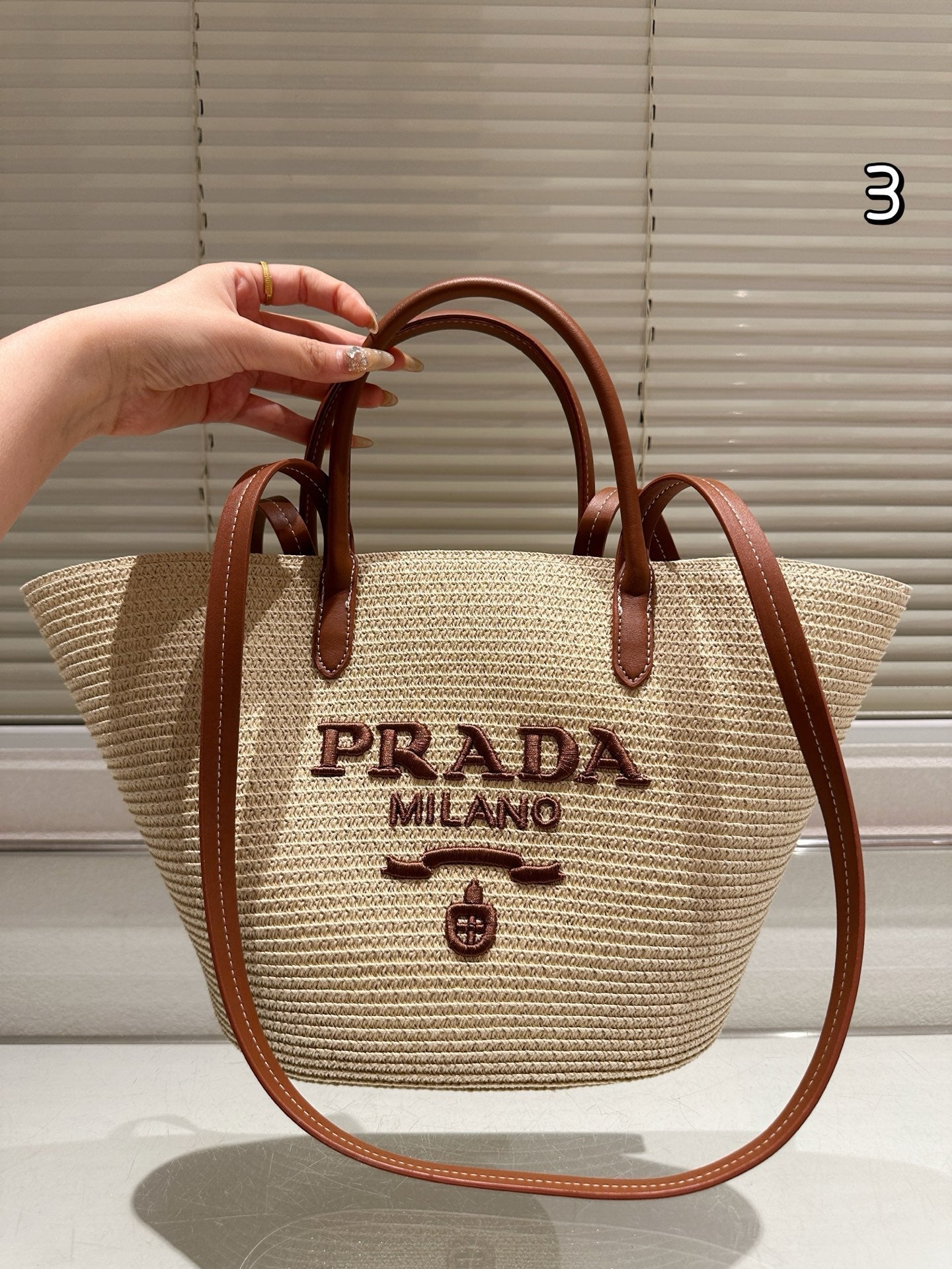 PR Straw Tote 1825061810