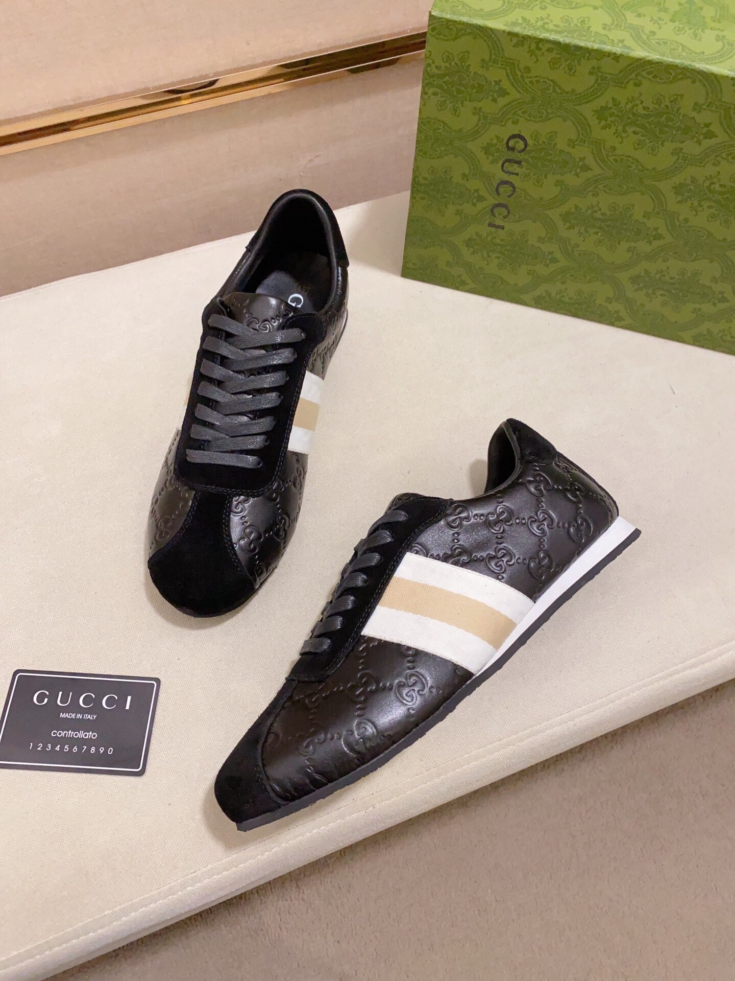 Classic letter presbyopia fashion casual sneakers PD1623071901