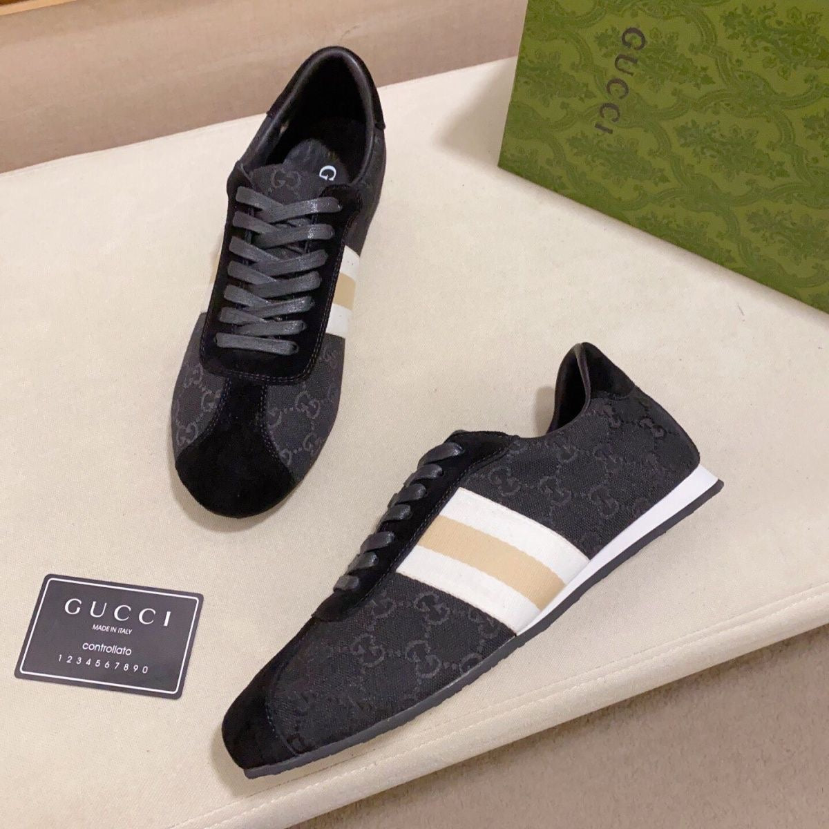 Classic letter presbyopia fashion casual sneakers PD1623071901