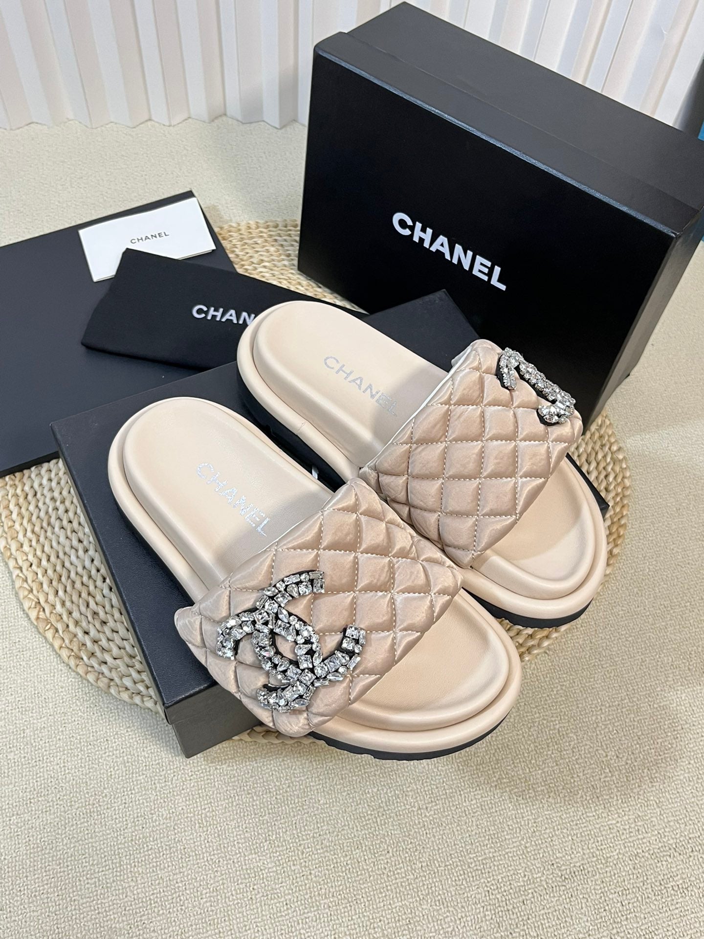 CNL thick-soled Velcro women's slippers 0724042703