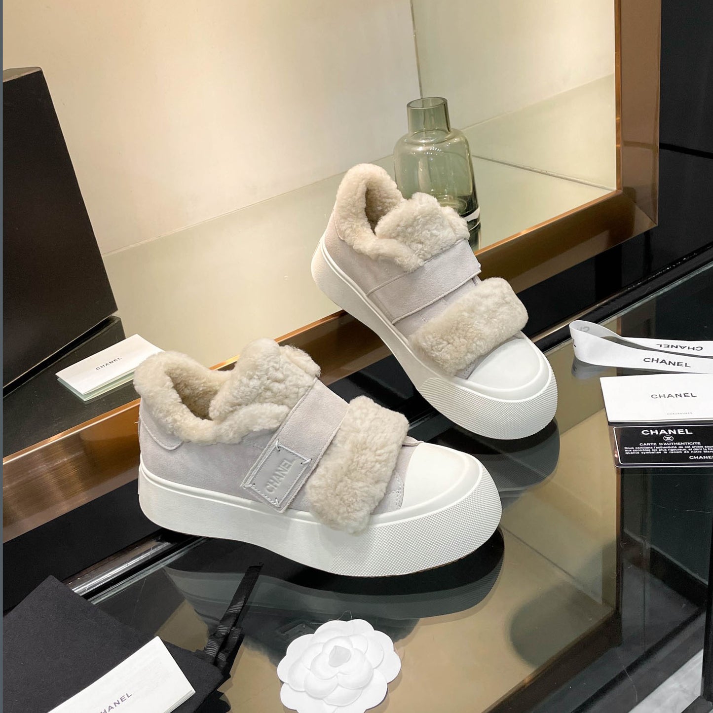 CH 24 new autumn and winter wool sneakers XC24092323