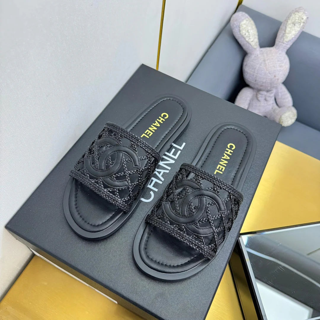 New Fashion Mesh Woven Sandal Flip Flops 1025041702