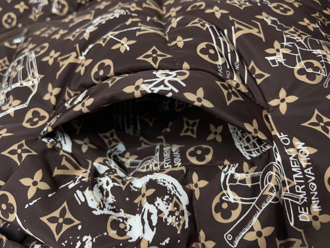 LV Graffiti down cotton jacket 1824093004