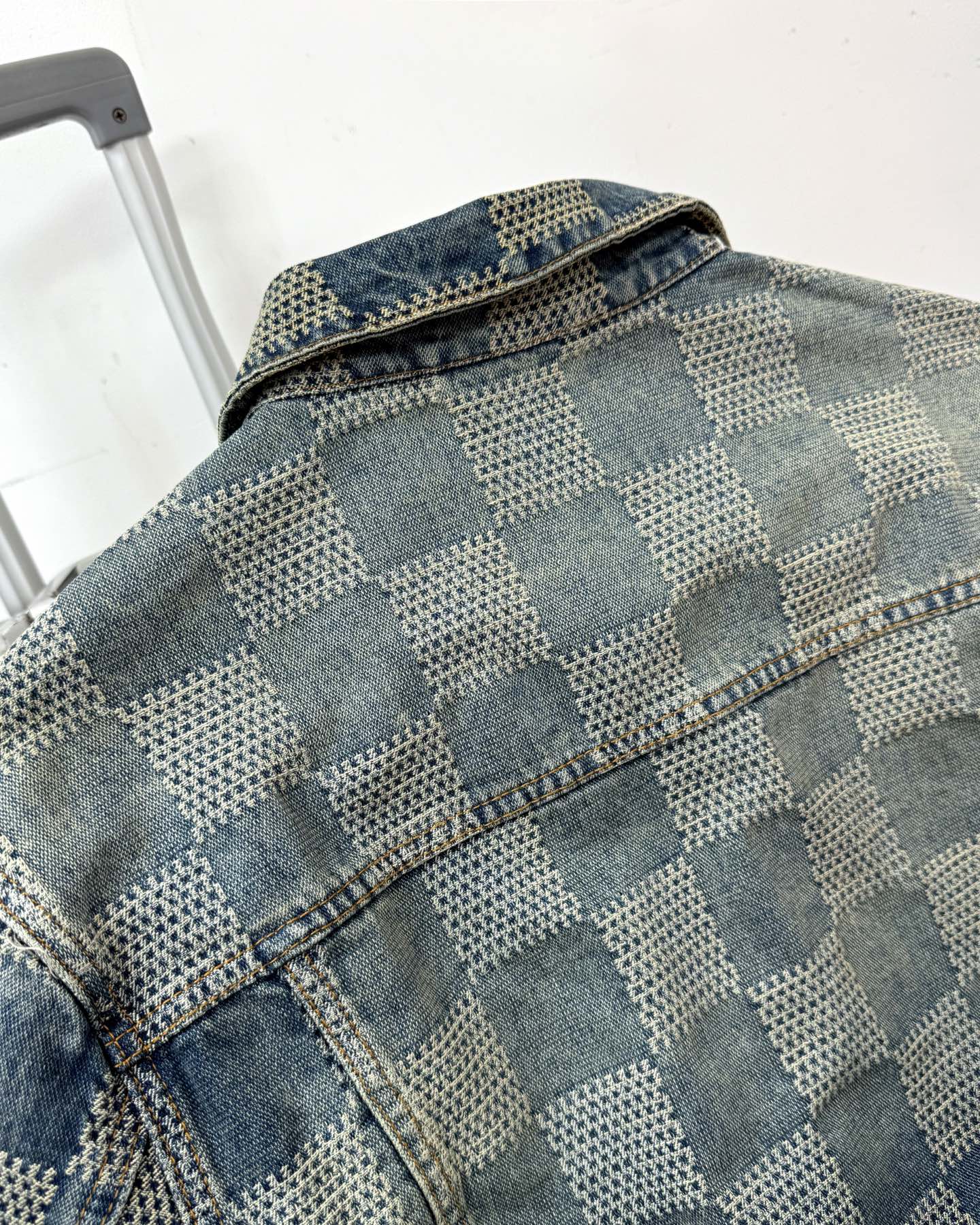 LV Plaid denim jacket 1825022819