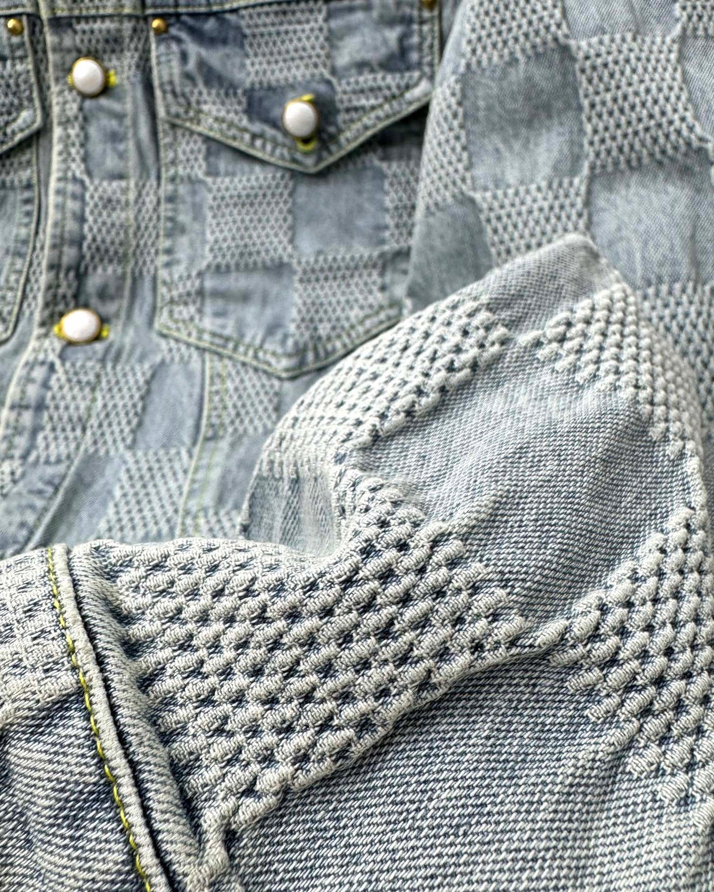 LV Plaid denim jacket 1825022819