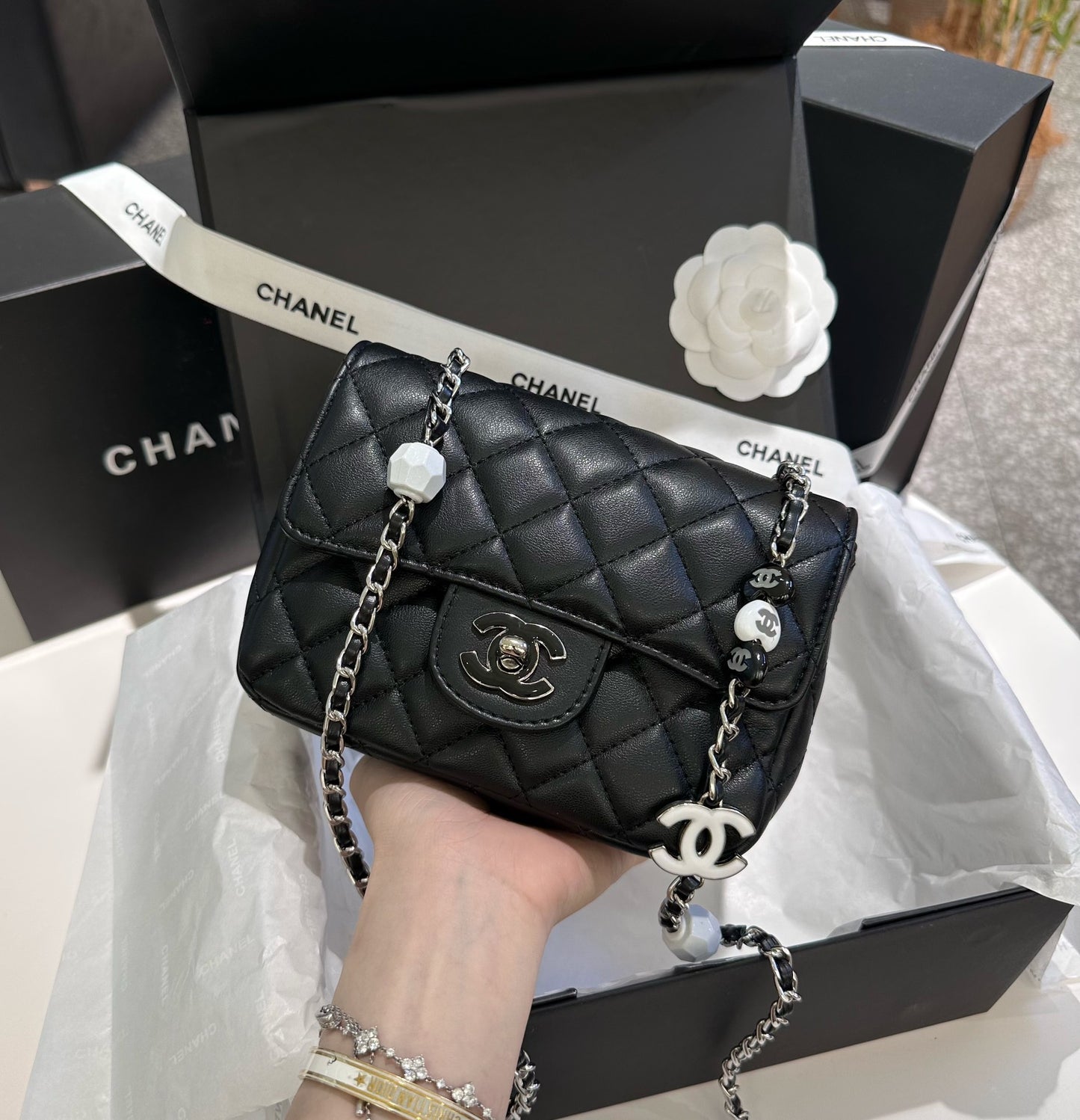 23P love enamel chain enamel buckle bag XC16070603