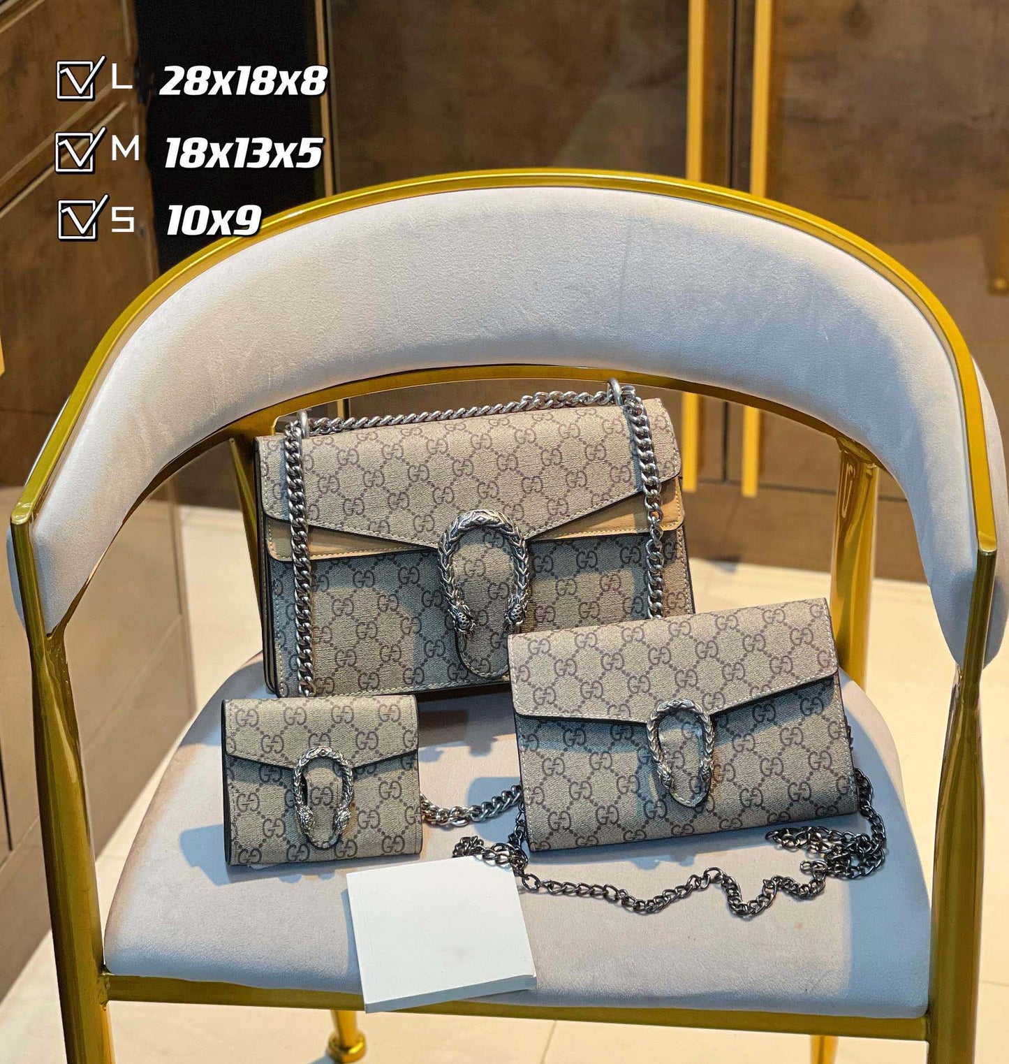 New fashion design style all-match three-piece bag S47